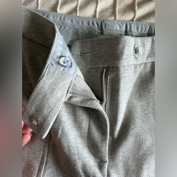 Topshop Women’s Gray Flare Leg Trousers NWT Size 2 - Picture 4 of 7